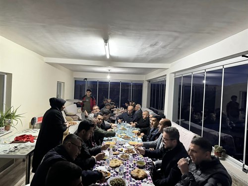 Kaymakamımız TAŞAVLI,Kurum Amirleri,İGM Üyeleri, Köy Muhtarlarımız ve Vatandaşlarımız ile iftar sofrasında bir araya geldi. 